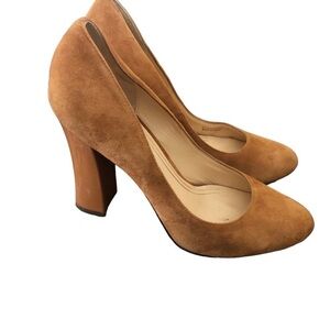 Cole Haan Chelsea Suede Womens Size 6B Pumps Heels Shoes CAMELLO